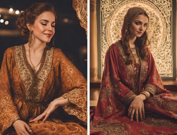 Yapay Zeka ile Hazırlanan Geleneksel Kaftan Modelleri