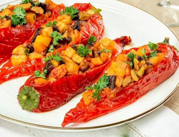 Sebze Dolgulu Biber Sandal Tarifi
