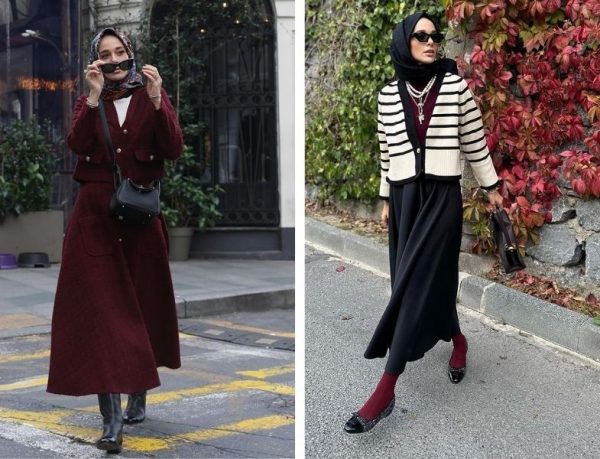 Ayşe Sena Pektemek Kırmızı-Bordo Kombinleri