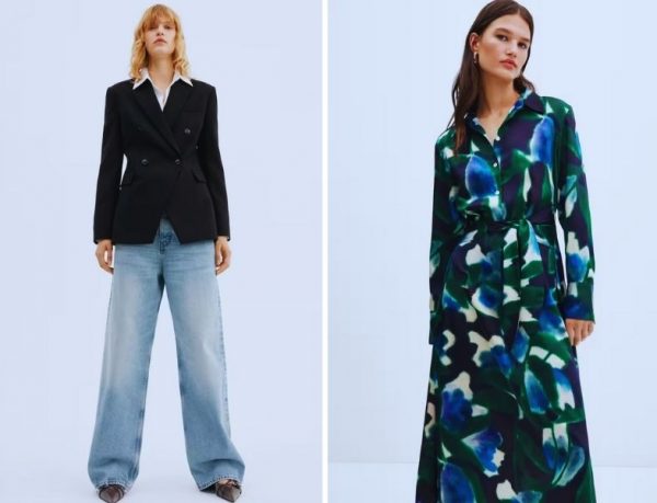 Denim Pantolon-Beyaz Gömlek-Blazer Ceket- Gömlek Elbise