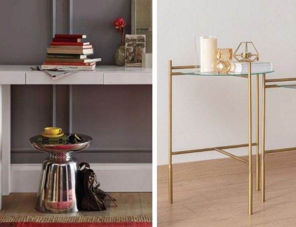 Gümüş ve Gold Sehpalar