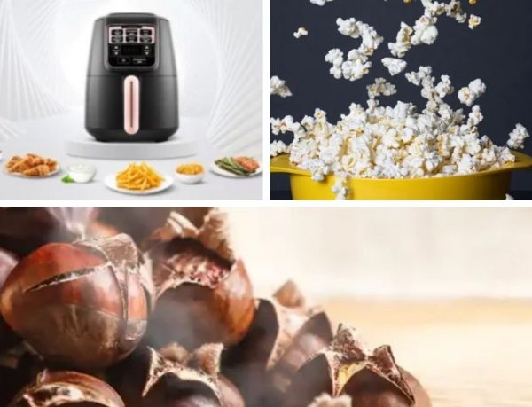 Karaca Airfryer ile Kestane ve Mısır